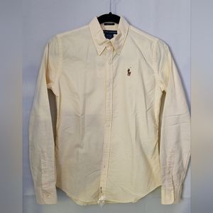 !NEW! Ralph Lauren Slim Fit Yellow Polo shirt